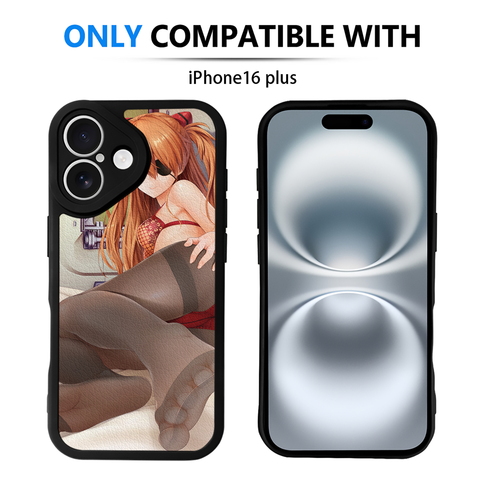 （画像用） EVA 新世紀エヴァンゲリオン 【iPhone 16シリーズ対応】シリコンスマホケース（レザー調） 材質：シリコン